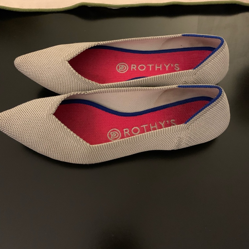 Rothys flax Birdseye